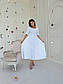 Муслінова сукня міді з відкритими плечима та розкльошеною спідницею (р. 42-46) 63PL5774, фото 2