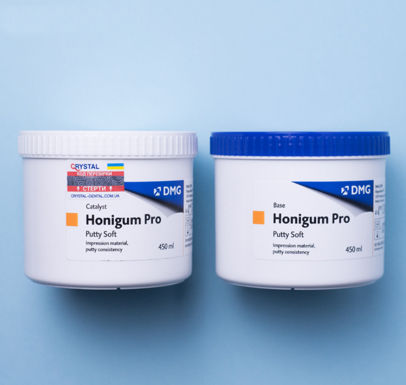 Honigum Pro Putty Soft оттискная маса на основі А-силіконів, для попередніх відбитків