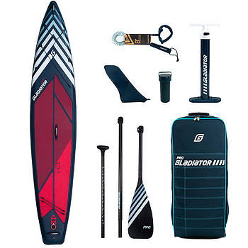 Сапборд Gladiator PRO 12'6" SPORT 2022 — надувна дошка для САП серфінгу, sup board
