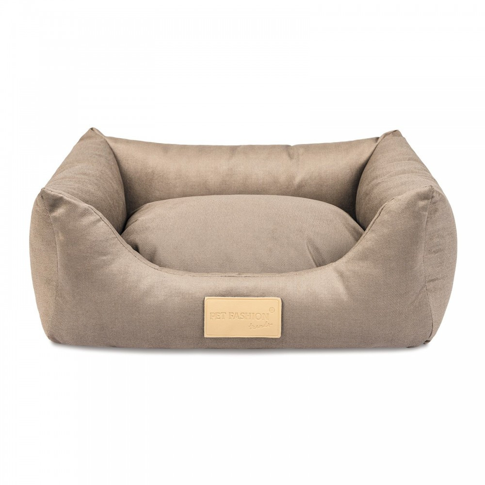 Лежак Pet Fashion Molly пісочний №1 для собак та котів 52х40х17см PR242135