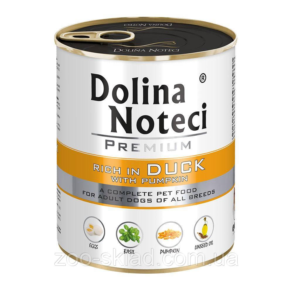 Dolina Noteci Premium DOG Can Duck & Pumpkin вологий корм для собак з качкою та гарбузом 800г 800076
