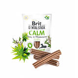 Ласощі Brit DOG Dental Stick Calm для собак, заспокійливі, конопля та пустирник, 7шт 251г 112105, фото 3