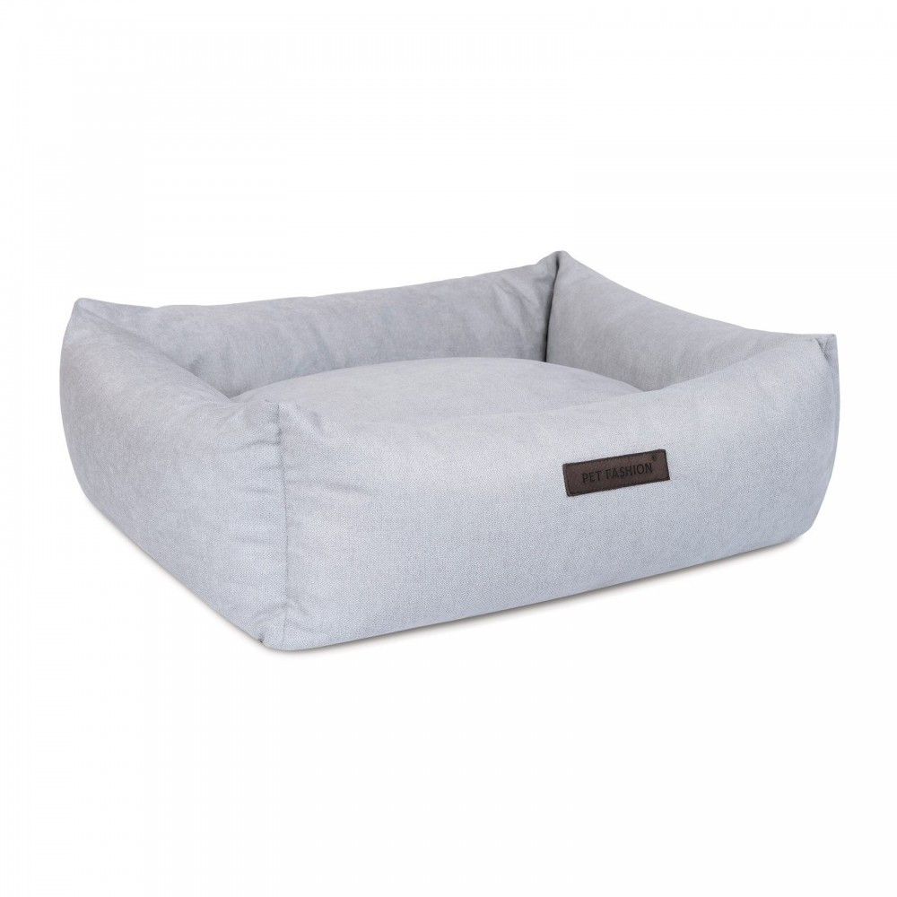Лежак Pet Fashion Bond сірий №2 для собак 78х60х20см PR242405