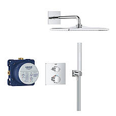 Душова система прихованого монтажу термостатична Grohe QuickFix Precision Grohtherm Cube 34881000, фото 4