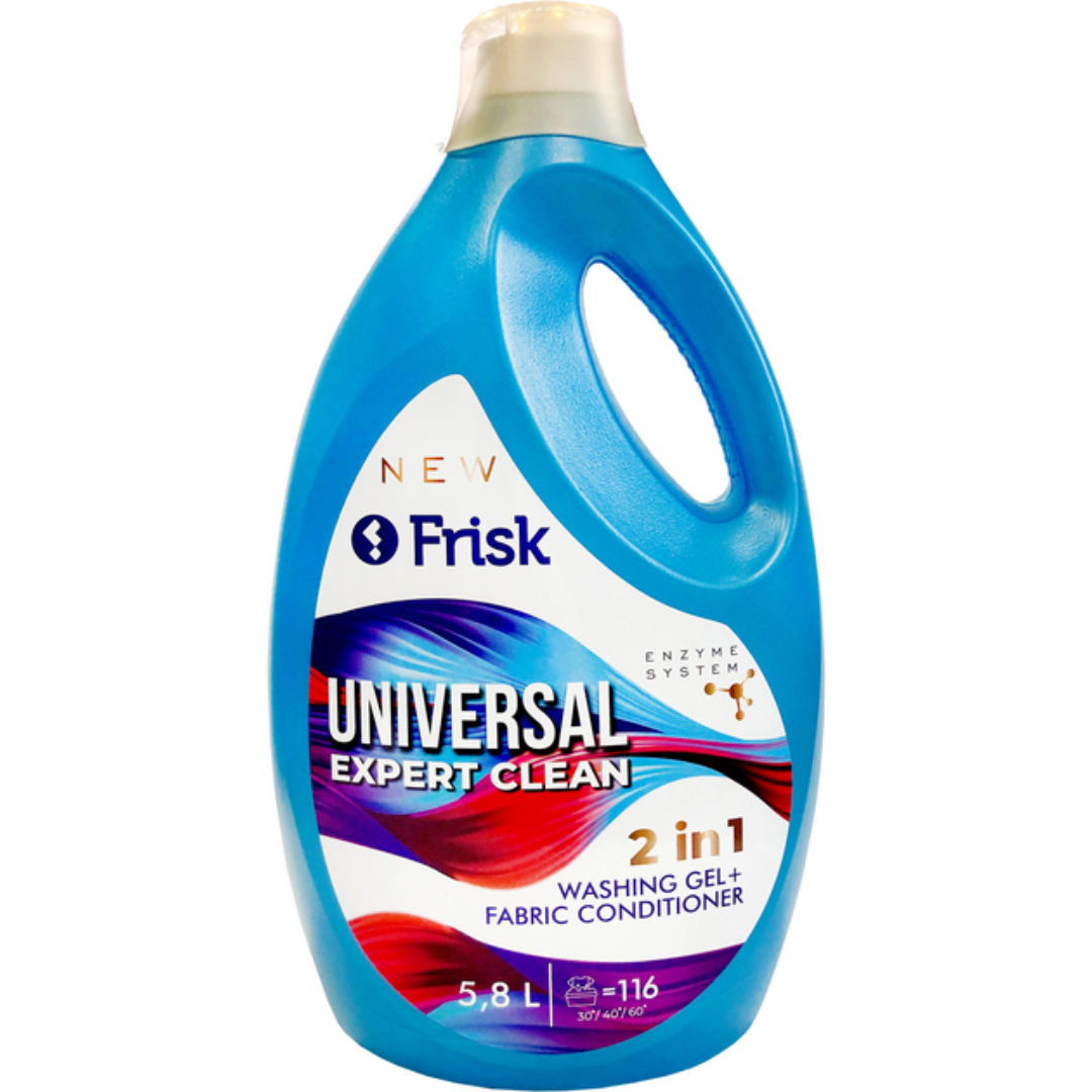 Гель для прання універсальний Frisk Expert Clean 5.8 л