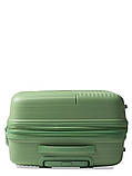 Валіза середня M поліпропілен зелена 66х46х27(+5)см/84л/3.7кг/Snowball, фото 7