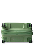 Валіза середня M поліпропілен зелена 66х46х27(+5)см/84л/3.7кг/Snowball, фото 8