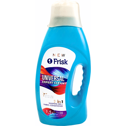 Гель для прання універсальний Frisk Expert Clean 1.5 л, фото 1