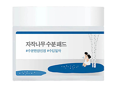 Заспокійливі педи з березовим соком Round Lab Birch Juice Moisturizing Pad 80 шт