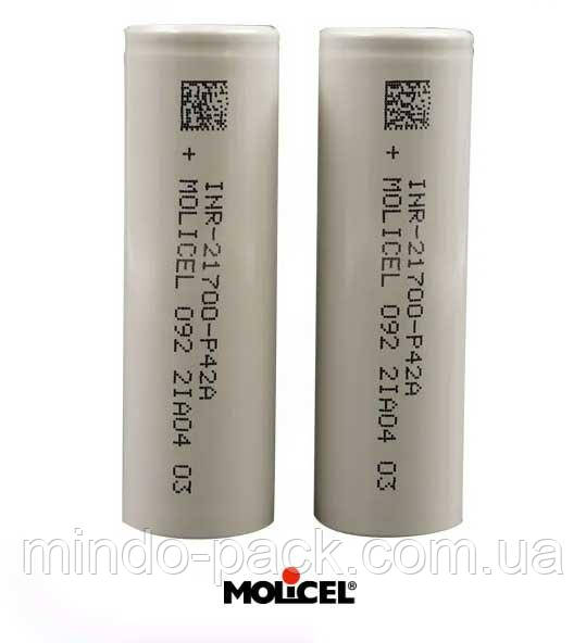 Акумулятори літій іонні Molicel INR-21700-P42A