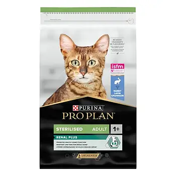 Сухий корм Pro Plan Sterilised для стерилізованих котів з кроликом, 1,5 кг