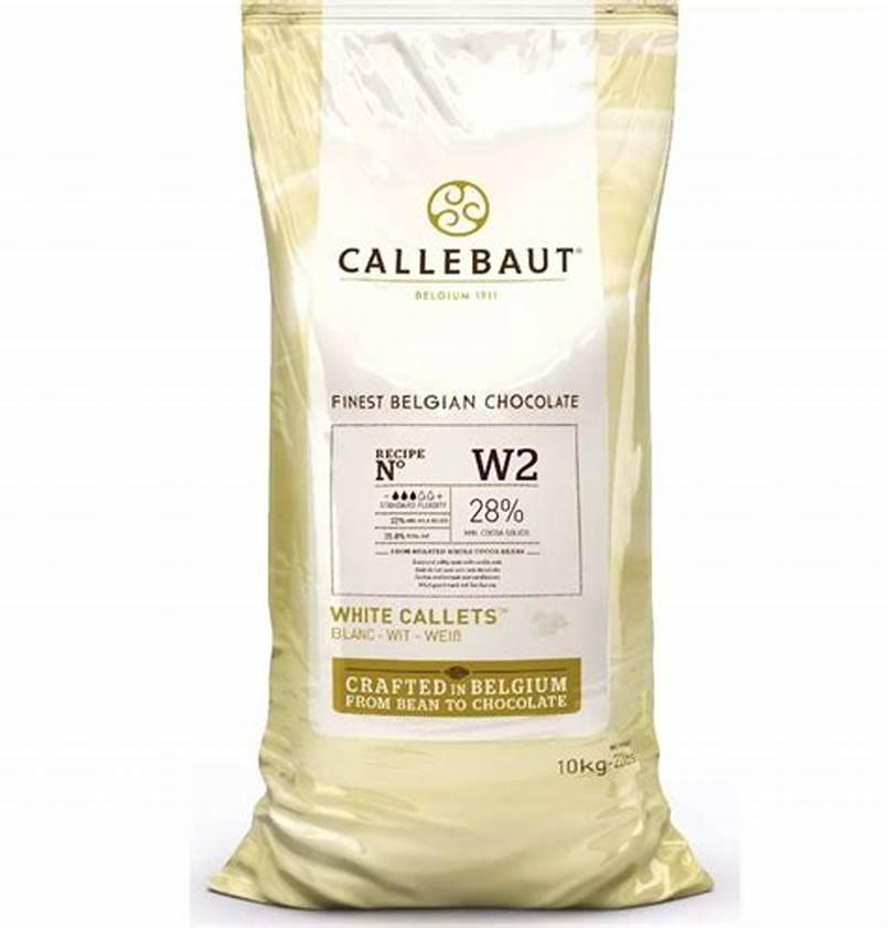 Натуральний білий шоколад 28% Callebaut, 10кг
