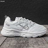 Кросівки чоловічі білі 40 41 Кросівки Nike Air White, фото 7