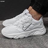 Кросівки чоловічі білі 40 41 Кросівки Nike Air White, фото 6