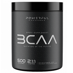 Амінокислоти (БЦАА) Powerful Progress BCAA 2:1:1 + Glutamine (500 грам.)