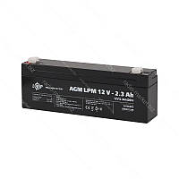 Акумулятор свинцево-кислотний SLA, LPM 12V 2,3Ah