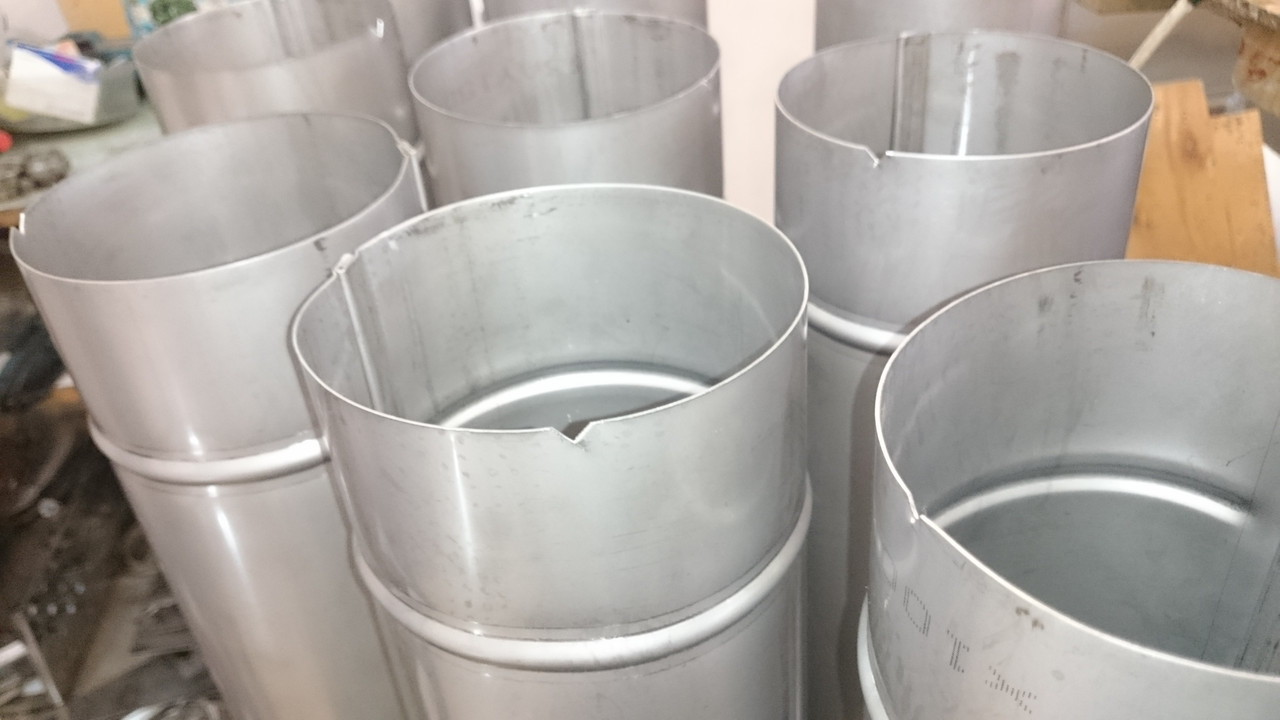 Труба для димоходу d150 0,5 мм, фото 1