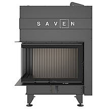 Камінна топка кутова SAVEN Energy Up 75х50х47L Black (15,1 kW) ECO, фото 6