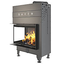 Камінна топка кутова SAVEN Energy Up 75х50х47L Black (15,1 kW) ECO, фото 4