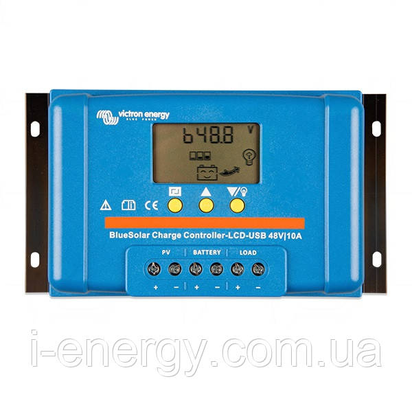 Сонячний контролер заряду BlueSolar PWM-LCD&USB 48V-10A SCC040010050 Victron Energy 48В 10А