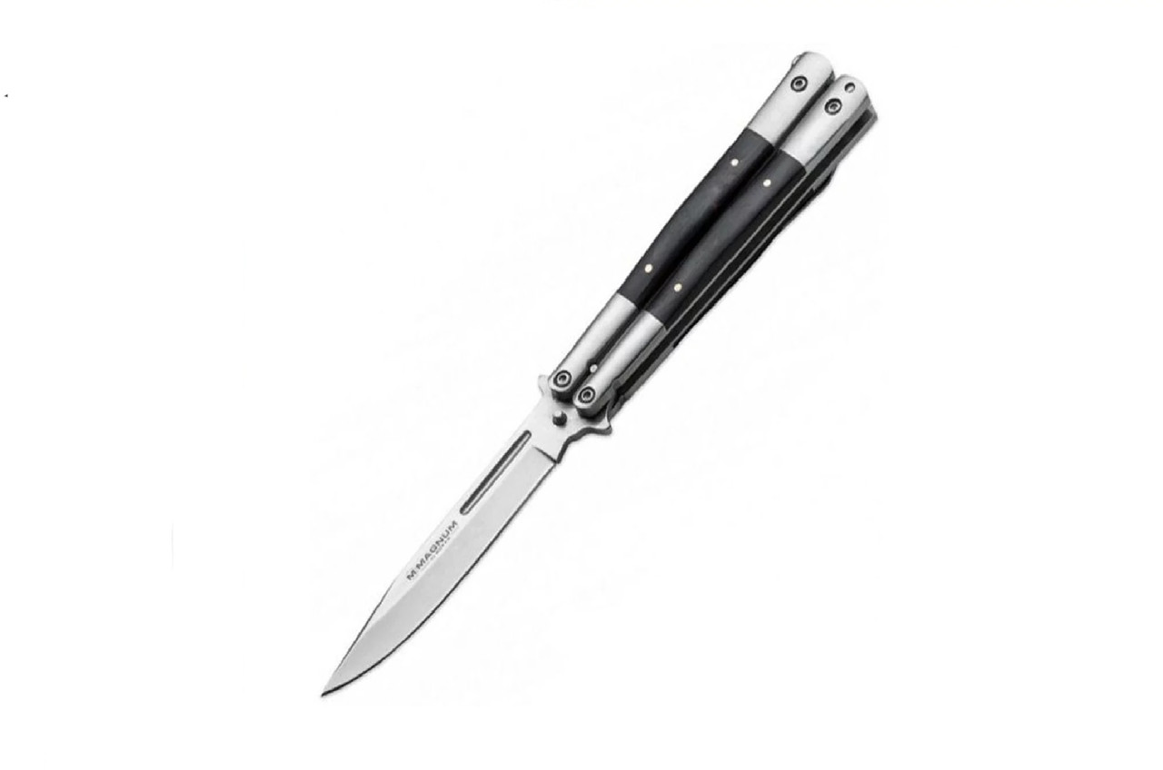 Ніж-метелик Boker Magnum Balisong Wood, фото 1