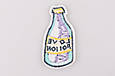 Нашивка на одяг, пляшка, RBA107202, 6.5*3.5 см, фото 2