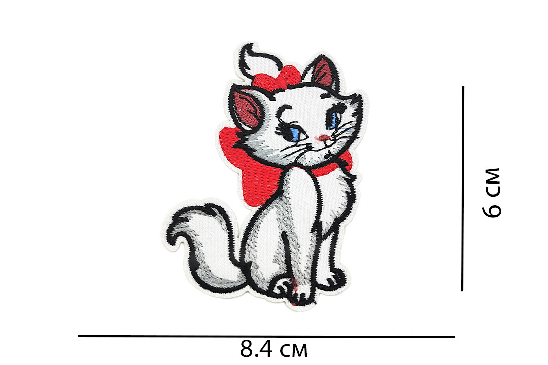 Нашивка на одяг, Кішечка, RBA106613, 8.4*6 см, фото 1