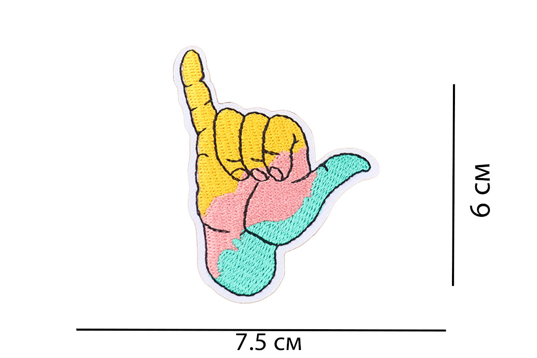 Нашивка на одяг, Джамбо, RBA107214, 7.5*6 см, фото 1