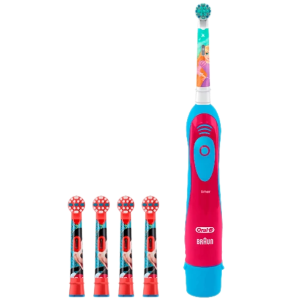Електрична зубна щітка Oral-B Vitality Kids DB4.510.К Extra Soft Принцеса Pink (5 нас.)