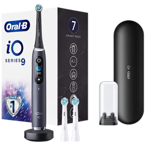 Електрична зубна щітка Oral-B iO 9 Black (3 нас.)