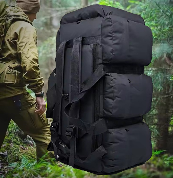 Тактичний рюкзак-сумка 2 в 1 Solve Bag 98 л 75 x 38 x 36 см Чорна KT6004502 peremogaua