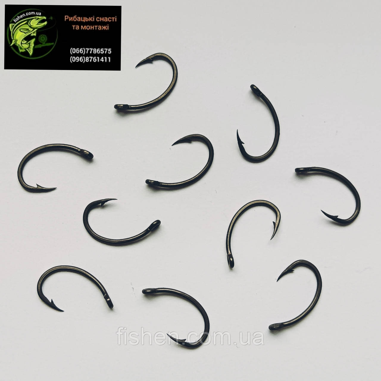 Коропові гачки «Krank» (з покриттям PTFE) №10