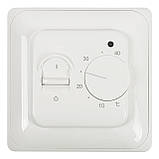 2,5 м² Комплект теплої підлоги Prime Electric PM-175 нагрівальний мат з механічним терморегулятором білим, фото 2