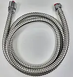 Набір для душу посилений нейлоном шланг для душу з лійкою Zerix (Чехія), фото 7