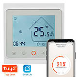 10 м² Комплект теплої підлоги Prime Electric PM-175 нагрівальний мат з програмованим WIFI терморегулятором білим, фото 3