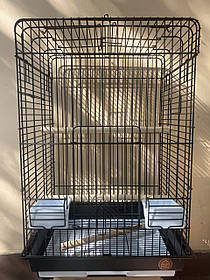 Клітка для птахів 830А black 52х42х78 см