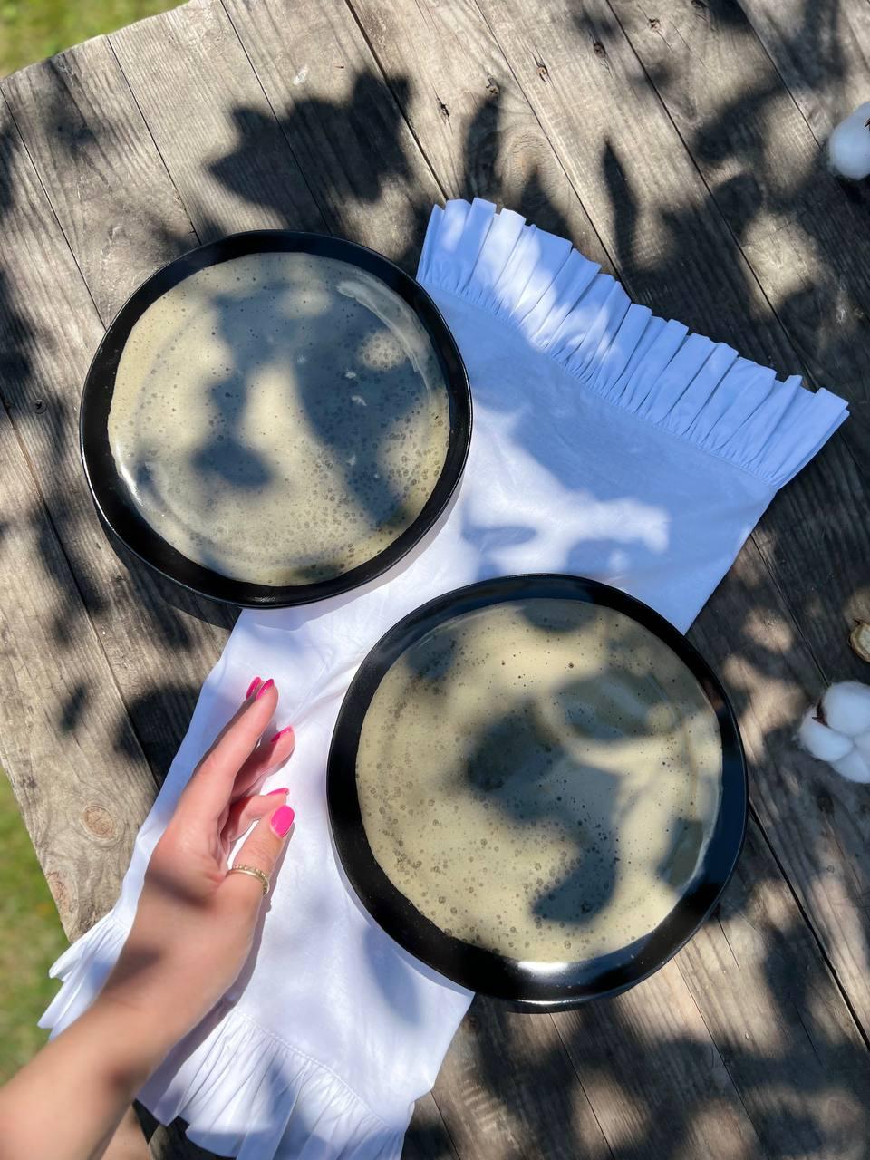 Тарілка Кругла 21 см Mercury Black, фото 1