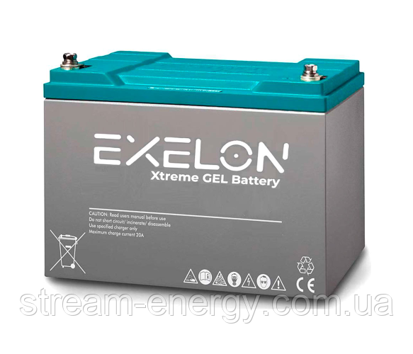 Гелевий акумулятор 200 Ah EXELON 200-12 GEL 12V, фото 1