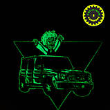 Дитячий літній костюм А4 (футболка + шорти) для хлопчика Влад Світиться в темряві 116-122 Чорний, фото 6