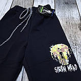 Дитячий весняний спортивний костюм (худі + штани) на хлопчика СИРЕНОГОЛОВИЙ Світиться в темряві 122-128 Чорний, фото 6