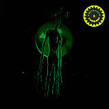 Дитячий весняний спортивний костюм (худі + штани) на хлопчика СИРЕНОГОЛОВИЙ Світиться в темряві 122-128 Чорний, фото 2