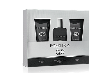 Парфумований набір косметики для чоловіків Instituto Espanol Poseidon God, 3 продукти