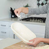 Форма для відстоювання тіста з ялинової целюлози овал (29см) на 0,75г, фото 7