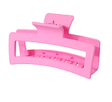 Краб заколка для волосся Lara 13 см матовий розовий, фото 5