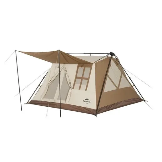 Намет з навісом Naturehike polyester CNH22ZP029 світло-коричневий, фото 1