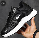 Кросівки чоловічі чорно-білі 40 41 42 Nike 1971 Black and White, фото 5