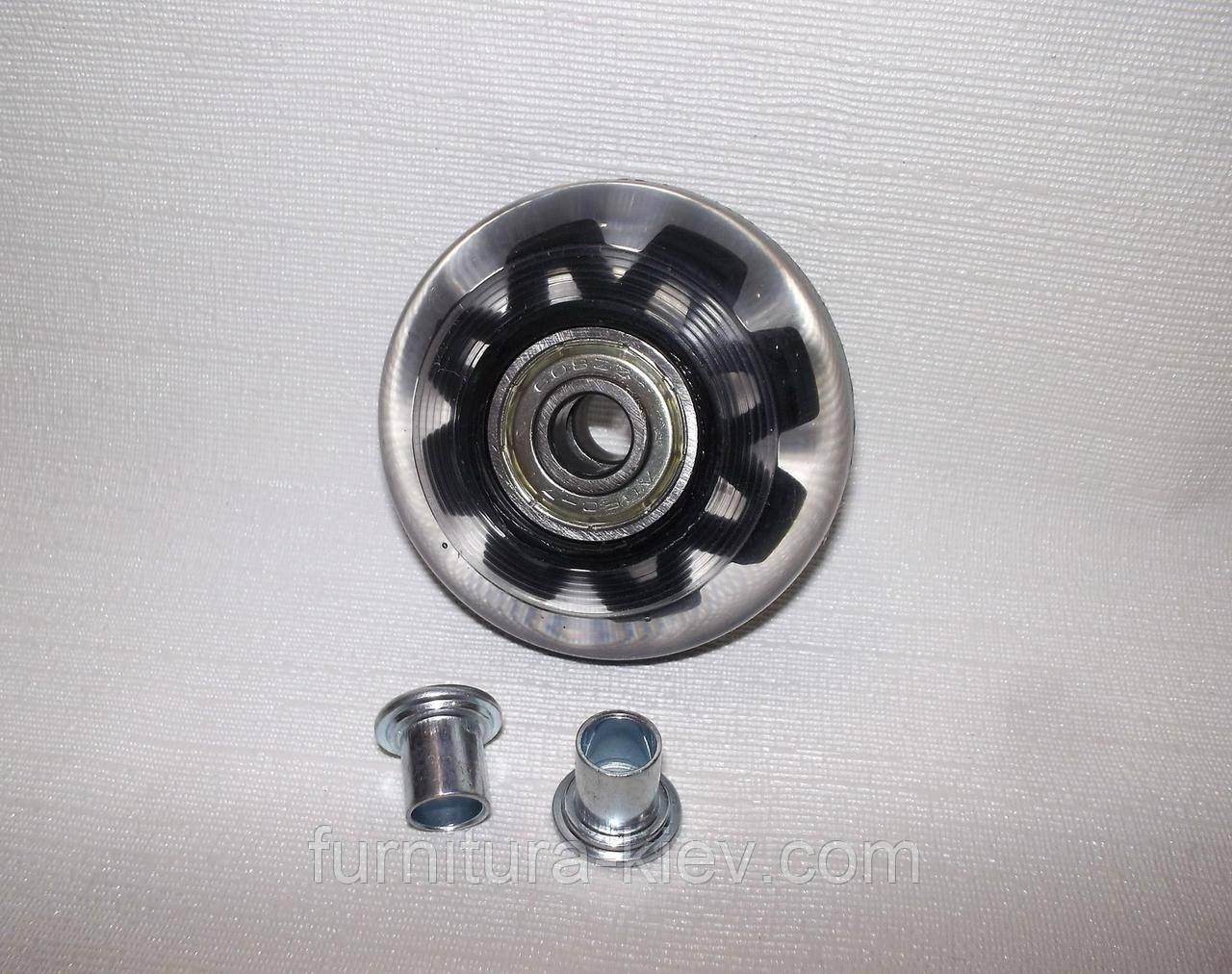 Силіконове колесо 50 мм ф6 х 21 мм для сумок, валіз, фото 1