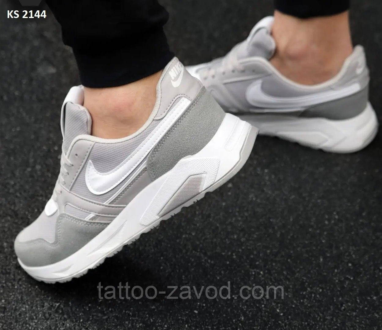 Кросівки чоловічі сірі 41 Кросівки Nike Air Light Gray, фото 1