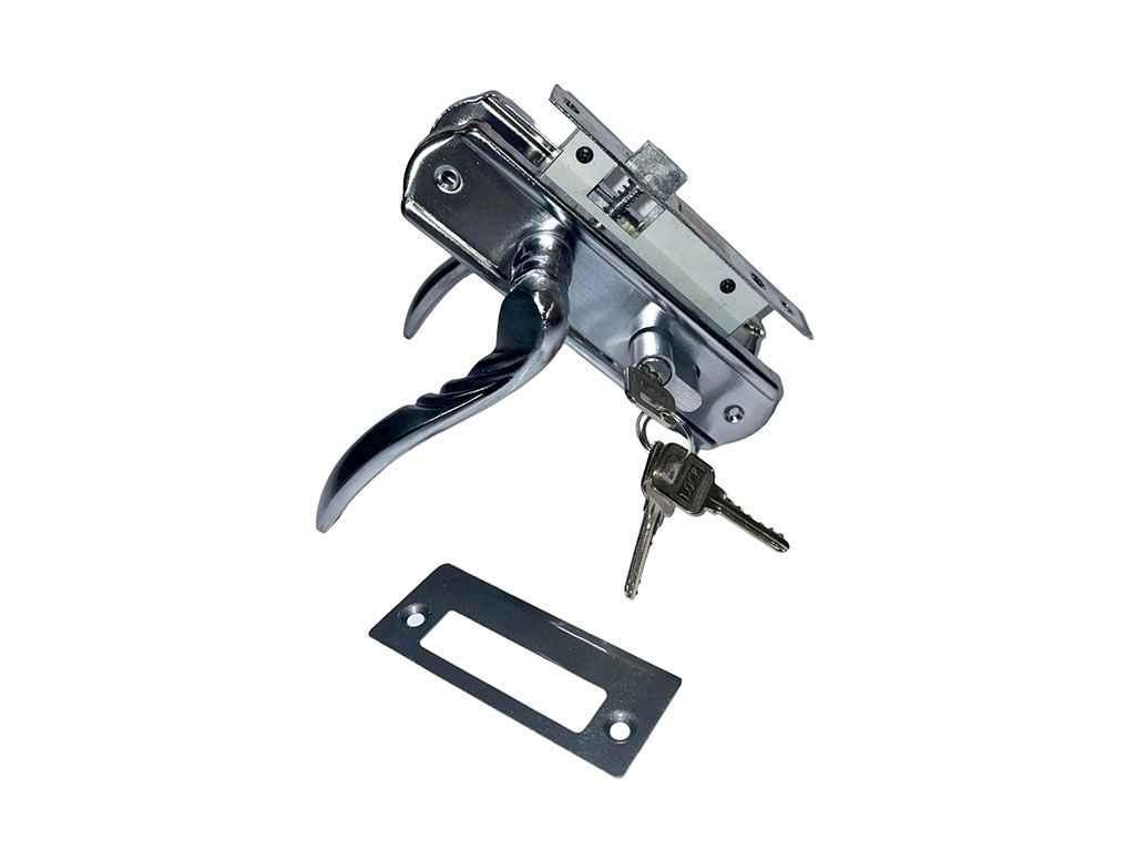 Замок врiзний з циліндром S 23 SNCP (PL28-H33) сатин/хром ТМ ФУРОР BP, фото 1