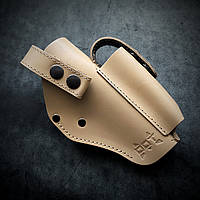 Кобура поясная| кожаная, цвет койот| под ТТ| на скобе